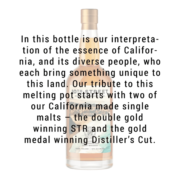 10th Street California Coast Whiskey 750mL