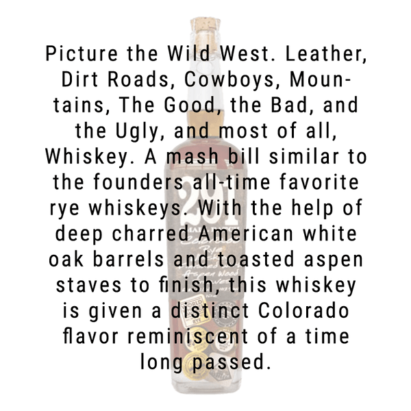291 Colorado Rye Whiskey Small Batch 750mL