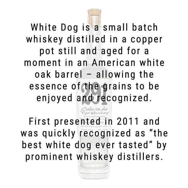 291 Colorado Whiskey White Dog Rye Whiskey