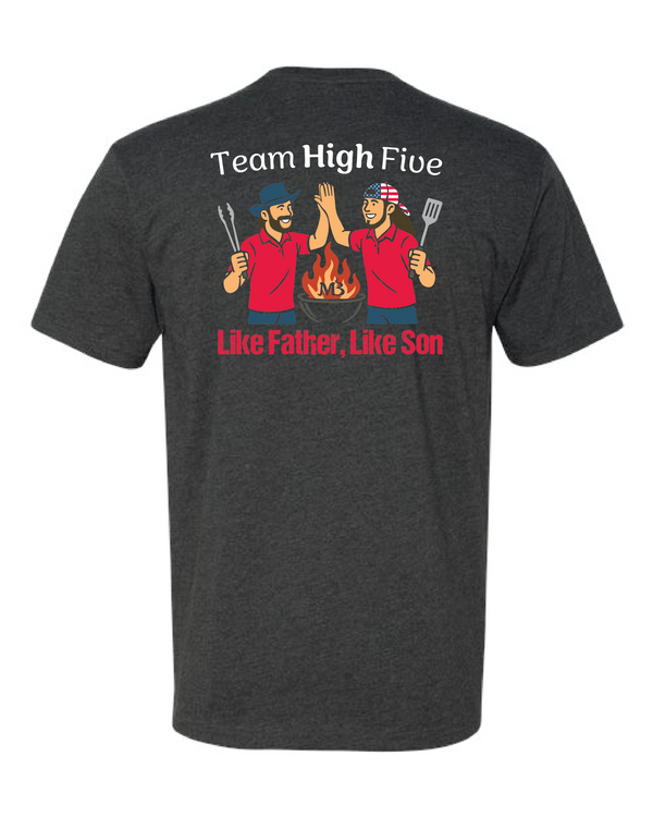 "Father's Day" - Adult Next Level Short Sleeve Tee - Front and Back