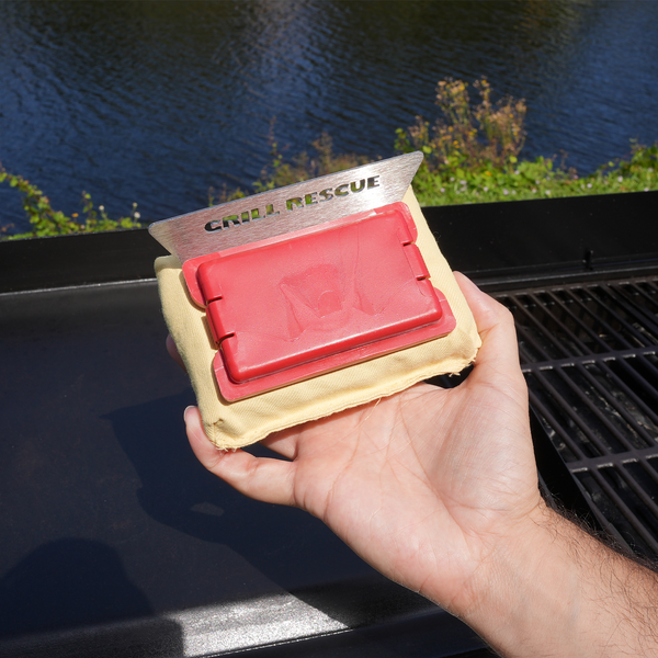 Grill Rescue Griddle Head With Metal Scraper | The McLemore Boys
