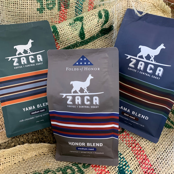 12oz Zaca Coffee 3 Bag Box