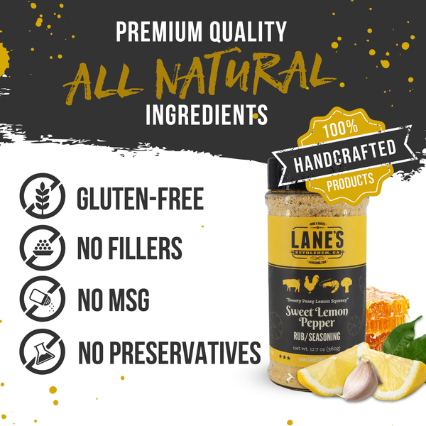 All Natural Sweet Lemon Pepper Seasoning | Lane's BBQ | The McLemore Boys