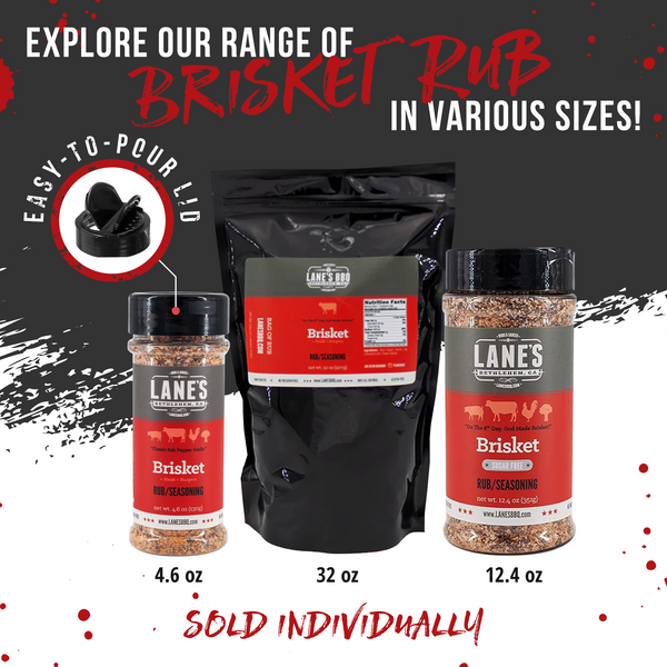 Brisket Seasoning Various Sizes | Lane's BBQ | The McLemore Boys