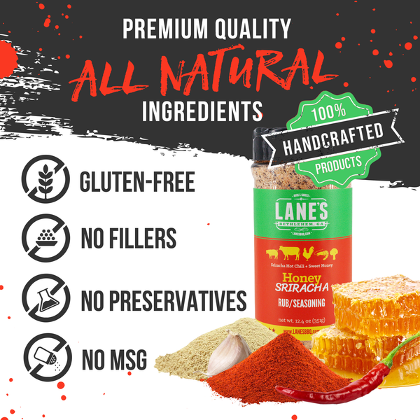 All Natural Honey Sriracha Seasoning | Lane's BBQ | The McLemore Boys