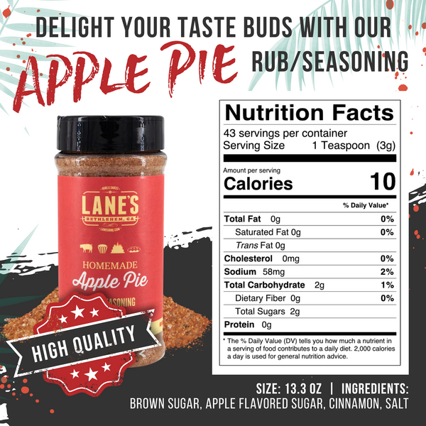 Apple Pie Seasoning Nutritional Facts | Lane's Desserts | The McLemore Boys