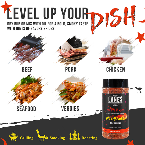 Lane's BBQ Spellbound Hot Seasoning | Meat and Veggies | The McLemore Boys