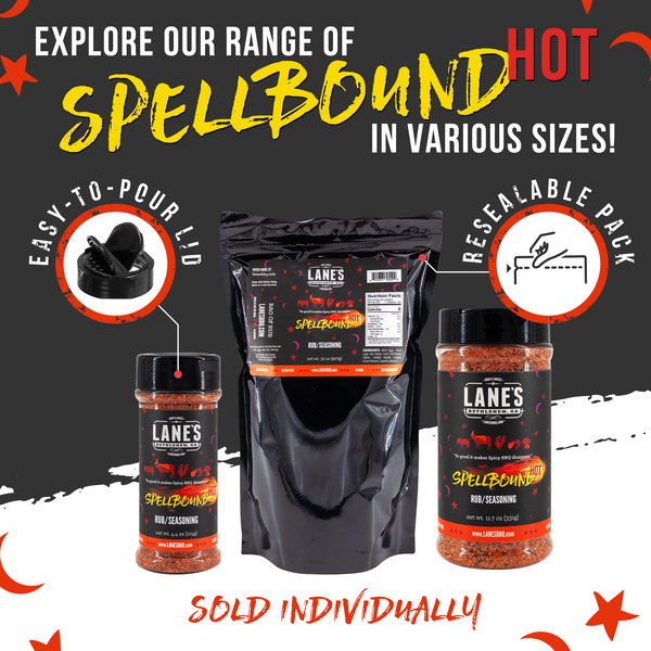 Spellbound Hot Seasoning Multiple Sizes | Lane's BBQ | The McLemore Boys