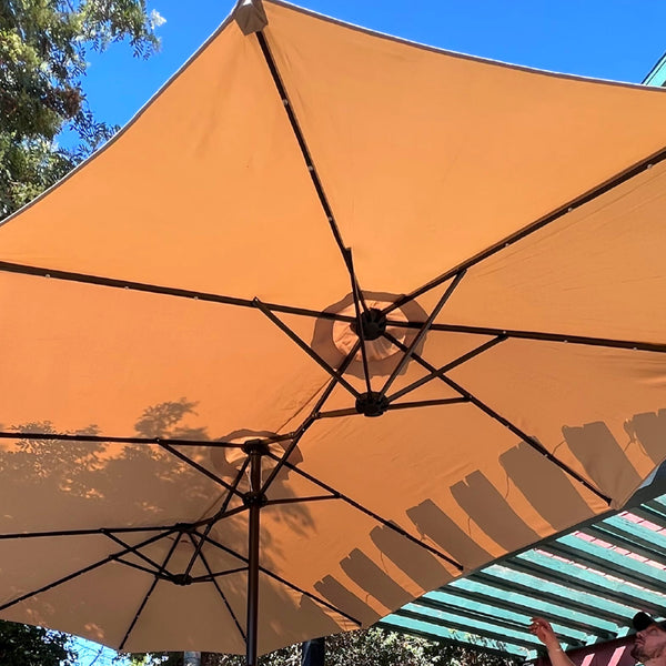 15' Triple Apex Solar Umbrella