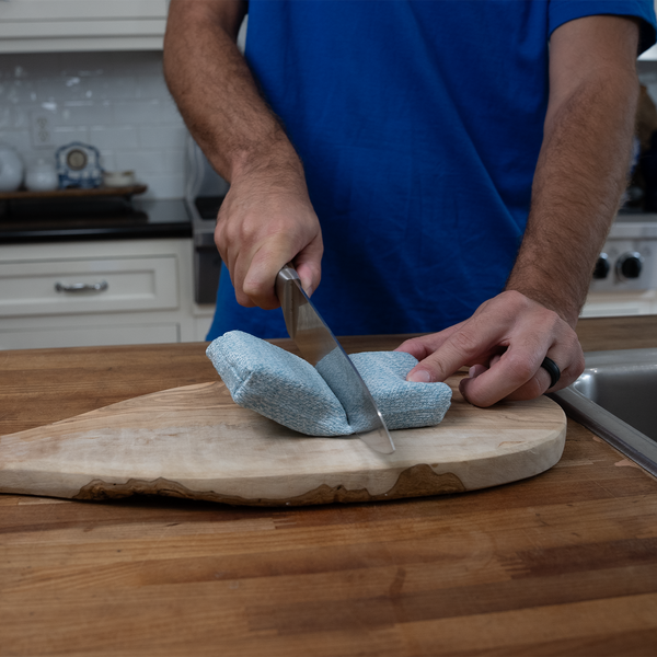 Knife Resistant Blue Grill Rescue Forever Sponge | The McLemore Boys