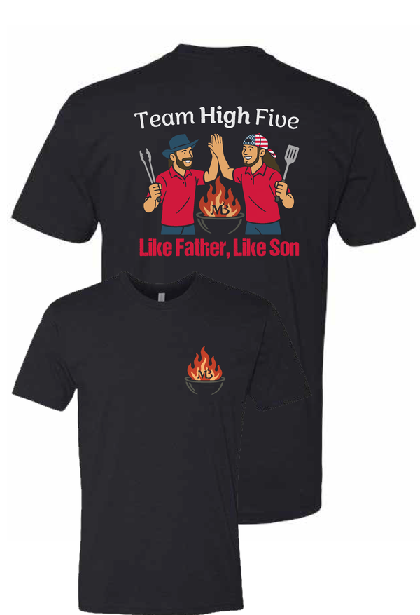 "Father's Day" - Adult Next Level Short Sleeve Tee - Front and Back