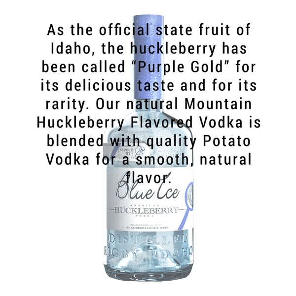 Blue Ice Huckleberry Vodka 750ml