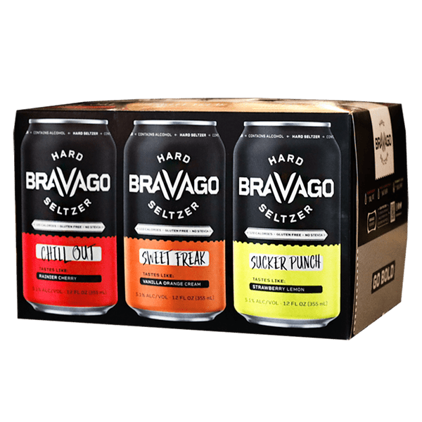 Bravago Hard Seltzer 6 pack