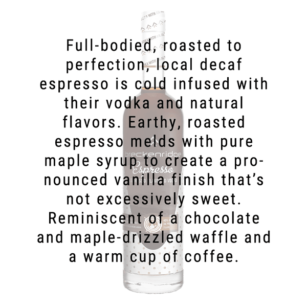 Breckenridge Espresso Flavored Vodka 750mL