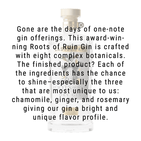 Castle & Key Roots of Ruin Gin 750ml