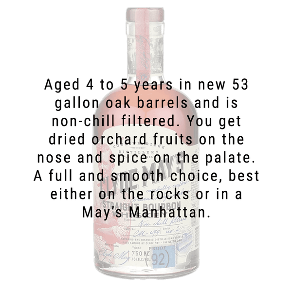 Clyde May's Straight Bourbon Whiskey 750mL