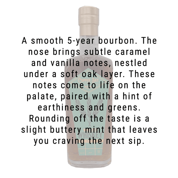 Copper Sky Wheated Bourbon Whiskey 750mL