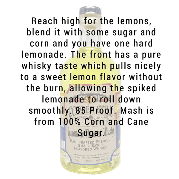 Copper Still Distillery Lemonade Flavored Whisky 750mL