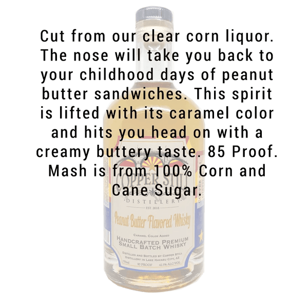Copper Still Distillery Peanut Butter Flavored Whisky 750mL