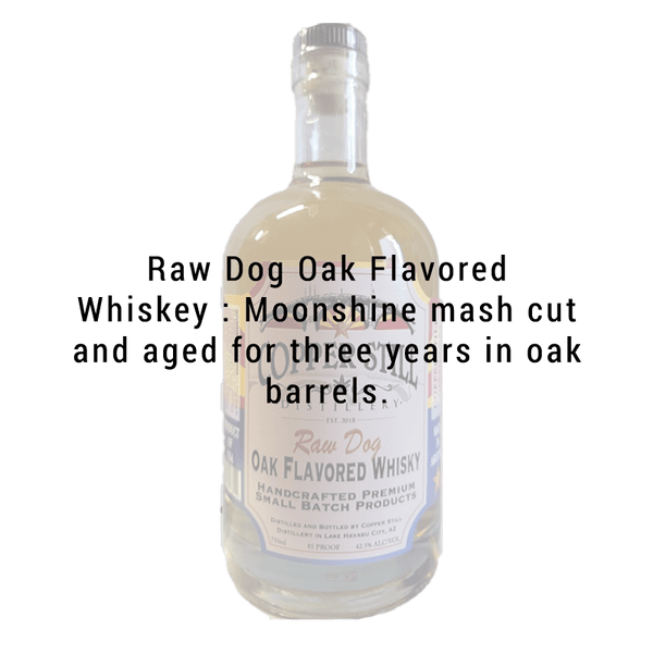 Copper Still Distillery Raw Dog Whiskey 750mL
