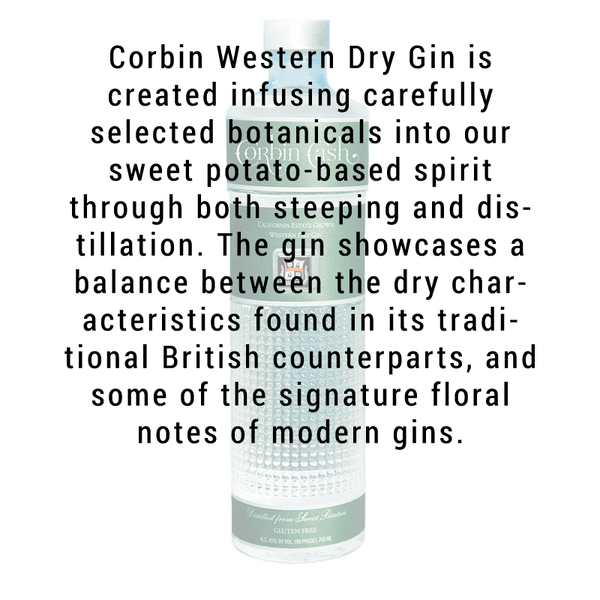 Corbin Cash Western Dry Gin 750mL