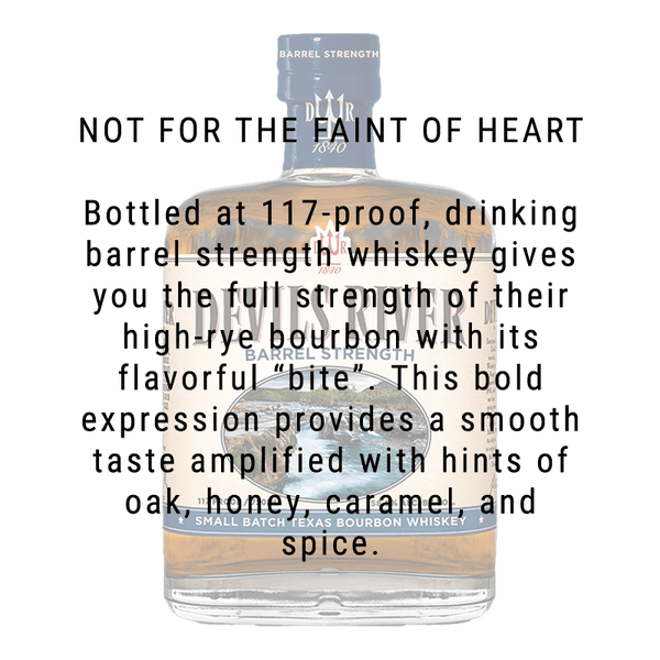 Devil's River Barrel Strength Bourbon Whiskey 750mL