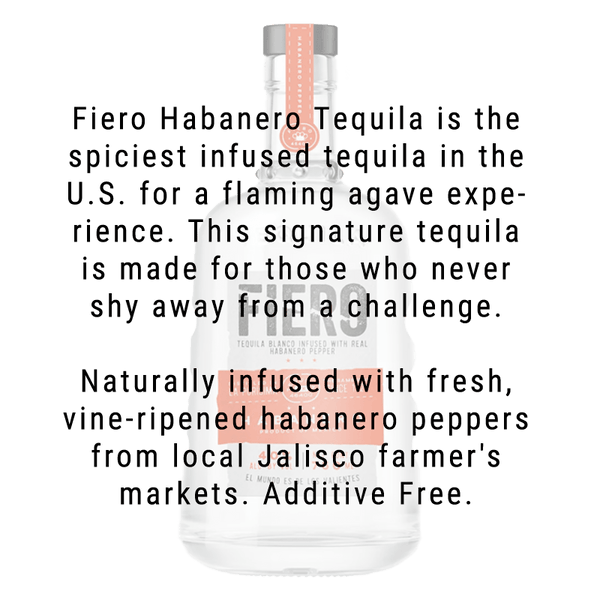 Fiero Habanero Blanco Tequila 750mL