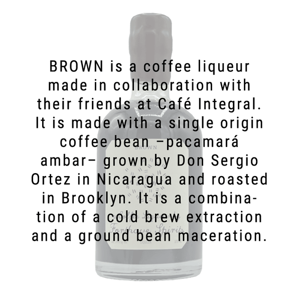 Forthave Spirits Brown Coffee Liqueur 375mL