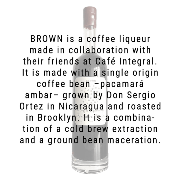 Forthave Spirits Brown Coffee Liqueur 750mL