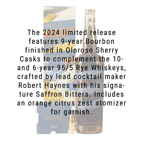 Hoste Cocktails Gold Old Fashioned 2024 750mL