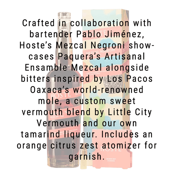 Hoste Cocktails Mezcal Negroni 750mL