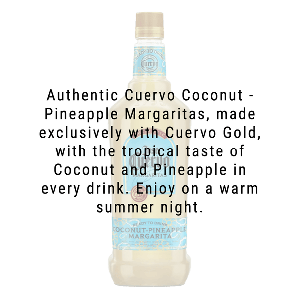 Jose Cuervo Authentic Coconut Pineapple Margarita 1.75L
