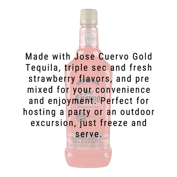 Jose Cuervo Authentic Strawberry Lime Margarita 1.75L