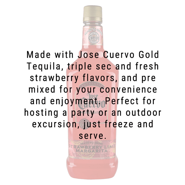 Jose Cuervo Authentic Strawberry Lime Margarita 750mL