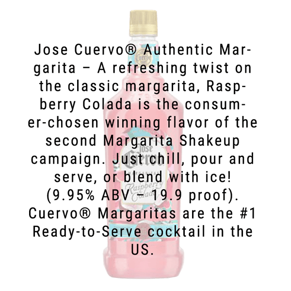 Jose Cuervo Raspberry Colada Tequila 1.75L
