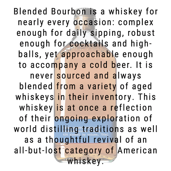 Kings County Distillery Blended Bourbon Whiskey 750mL
