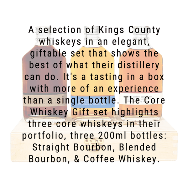 Kings County Distillery Core Whiskey Gift Set 750mL
