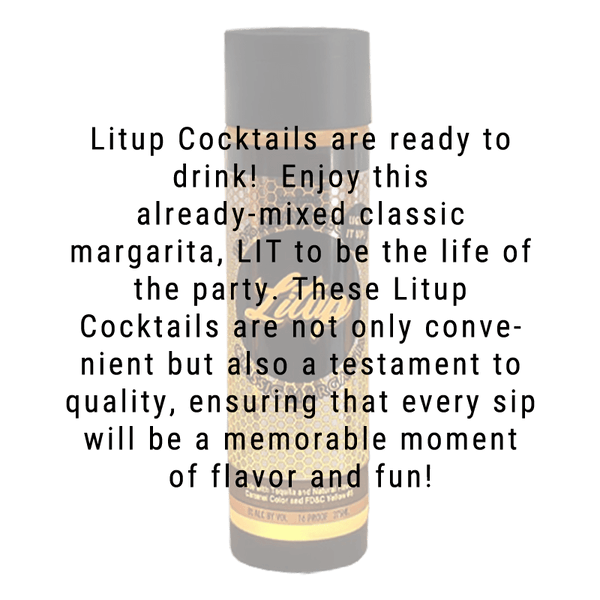 Litup Beverages Classic Margarita RTD 375mL