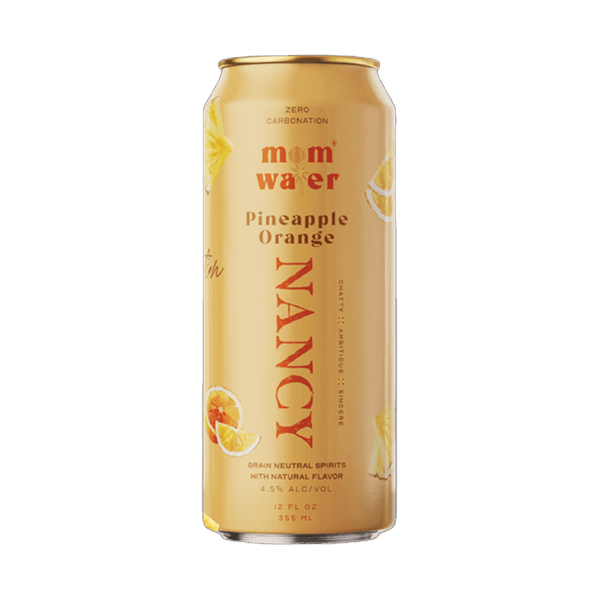 Mom Water Nancy - Pineapple Orange Cocktail 12.oz 4 Pack