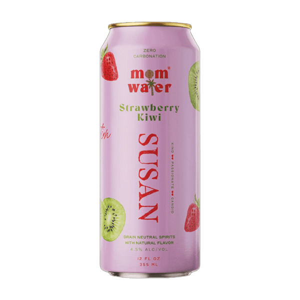 Mom Water Susan - Strawberry Kiwi Cocktail 12.oz 4 Pack