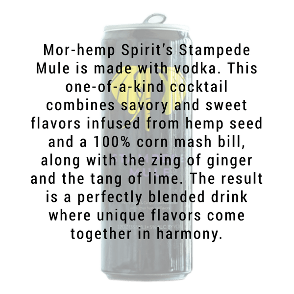 Mor-Hemp Spirits Stampede Mule 12.oz 4 Pack