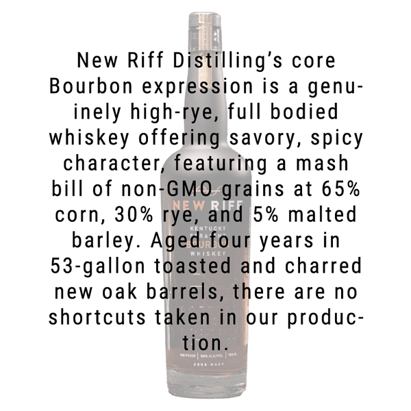 New Riff Distilling Bottled in Bond Kentucky Straight Bourbon Whiskey 750mL