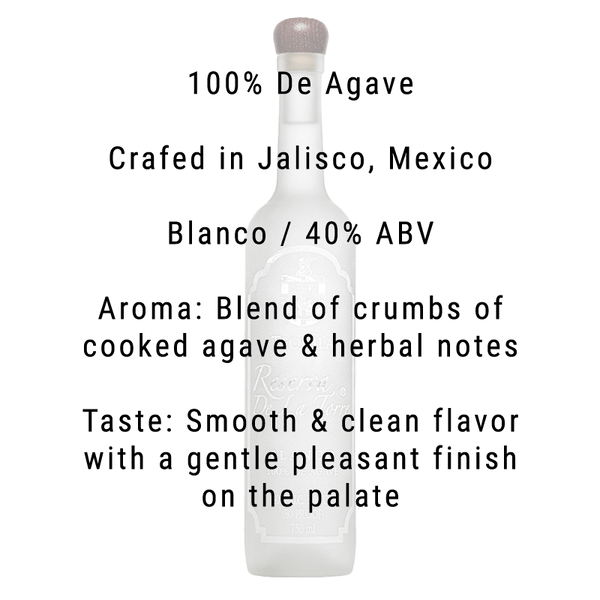Reserva De La Torre Blanco Tequila 750ml