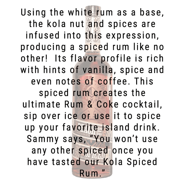 Sammy's Beach Bar Rum Kola Spiced 750mL