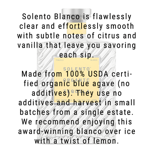Solento Organic Tequila Blanco 375mL