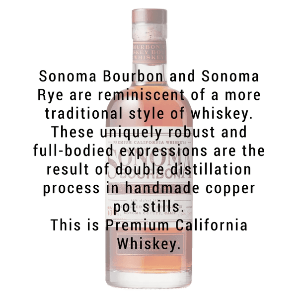 Sonoma Distilling Bourbon Whiskey 750mL