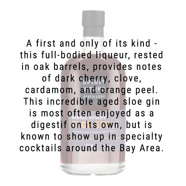 Spirit Works Distillery Barrel Reserve Sloe Gin 750mL