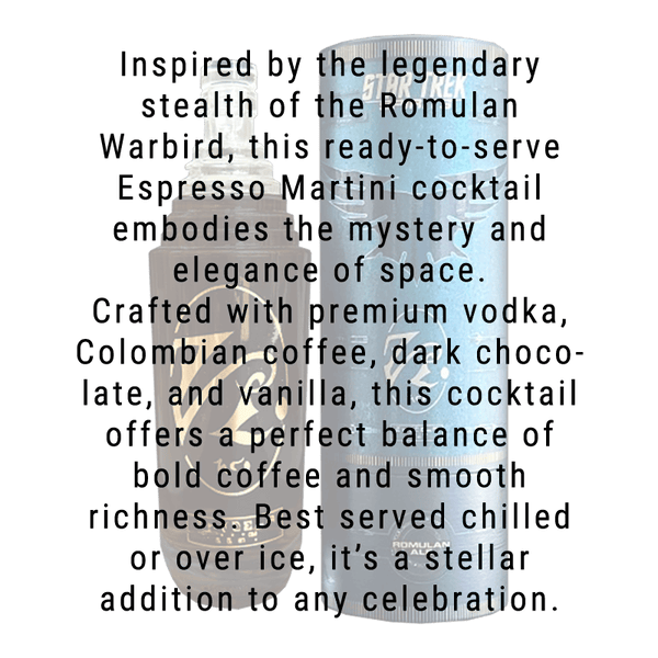 Star Trek Imperial Cloaked Warbird Espresso Martini750mL