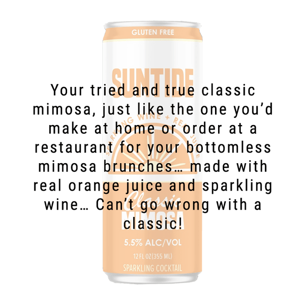 Suntide Classic Mimosa 12.oz 4 Pack