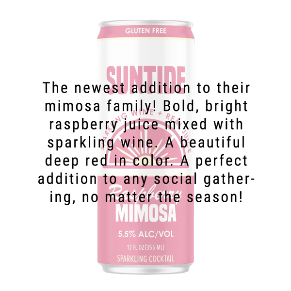 Suntide Raspberry Mimosa 12.oz 4 Pack